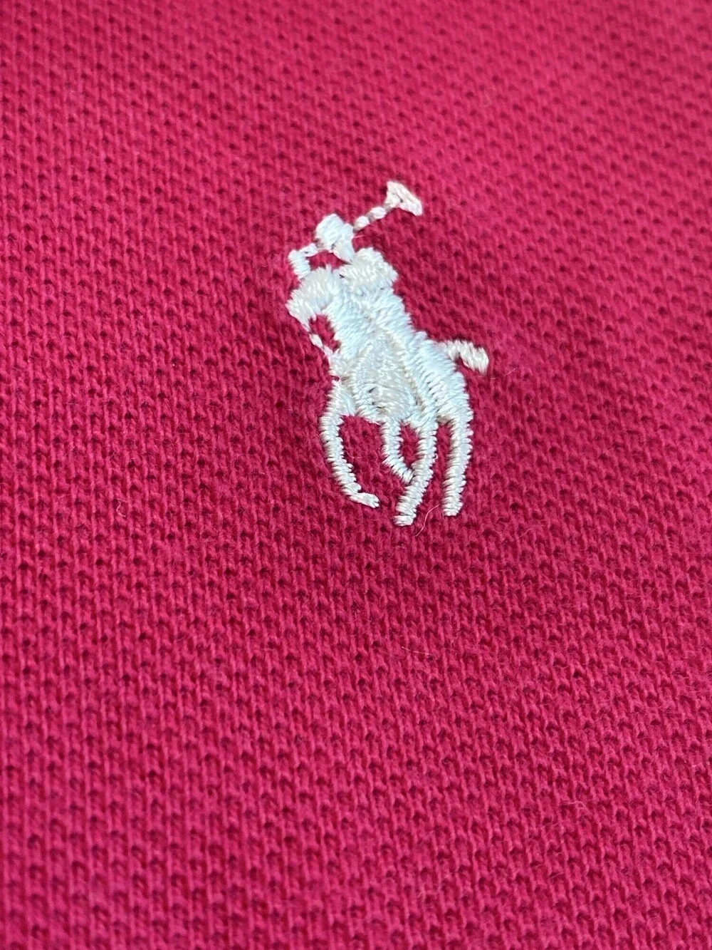 Ralph Lauren Magenta Ruffle Hem Polo Dress Girls 3T